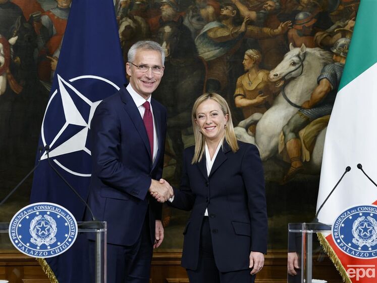 Премьер Италии заявила генсеку НАТО о полной поддержке Украины