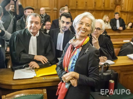 Глава МВФ Лагард заявила на суде, что не признает обвинений в халатности