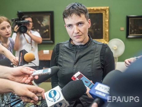 Савченко: То, что я – проект Кремля, – это полная чепуха. Я уже привыкла