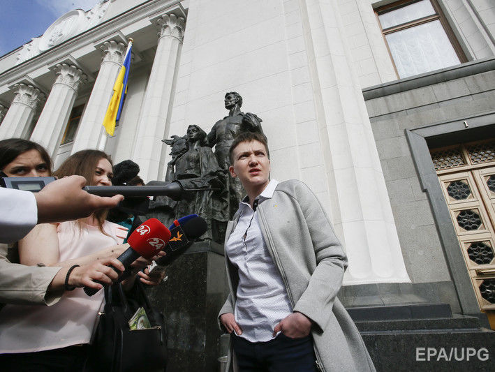 Савченко о снятии неприкосновенности: Я суда не боюсь, но как после этого будет выглядеть Украина