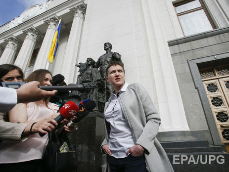 Савченко о снятии неприкосновенности: Я суда не боюсь, но как после этого будет выглядеть Украина