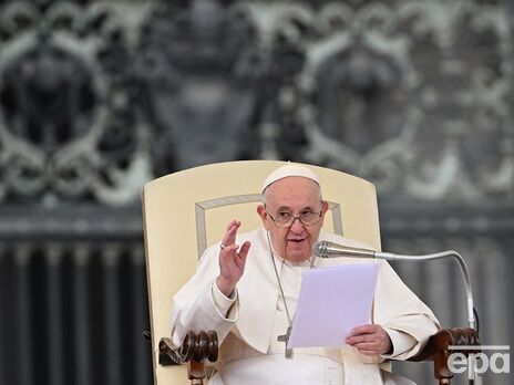 Папа римський заявив, що готовий бути посередником у переговорах між Україною та РФ