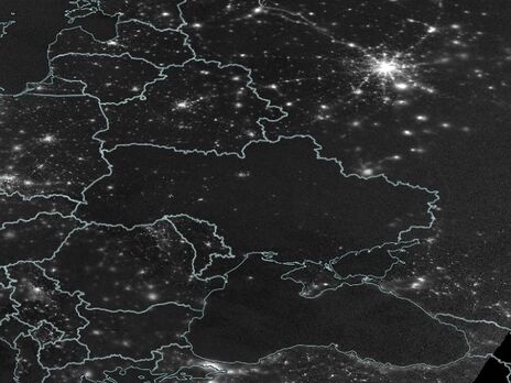 Вимкнення електроенергії в Україні було видно з космосу