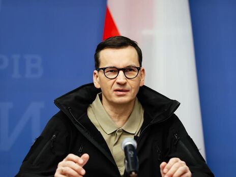 Моравецкий: Европа слишком поздно увидела угрозу РФ для Украины. Сейчас нельзя медлить с помощью