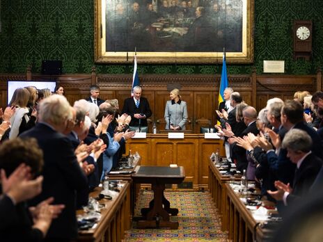 Зеленська виступила в парламенті Великобританії й закликала до створення спецтрибуналу з розслідування агресії РФ