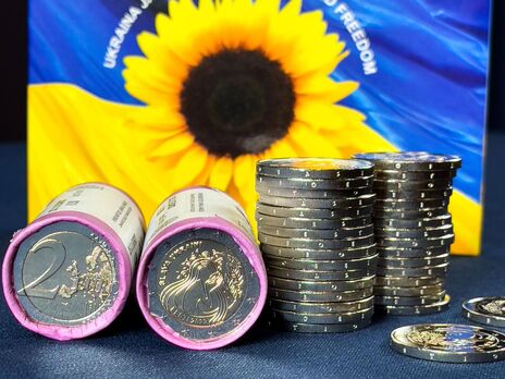 Эстония запустила в обращение монету в €2, посвященную Украине