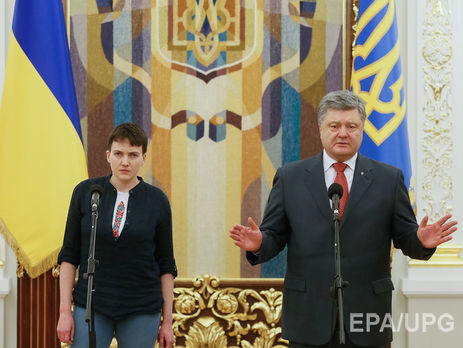 Порошенко о встрече Савченко с боевиками: Это не приносит пользы ни ей, ни Украине