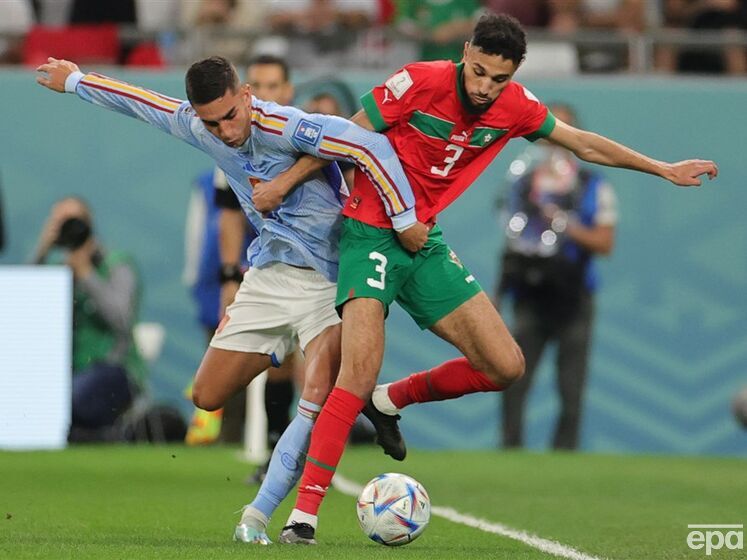 В 1/8 фіналу чемпіонату світу з футболу Іспанія та Марокко визначили переможця лише у серії пенальті