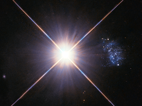 Телескоп Hubble сфотографировал одну из самых молодых галактик Вселенной