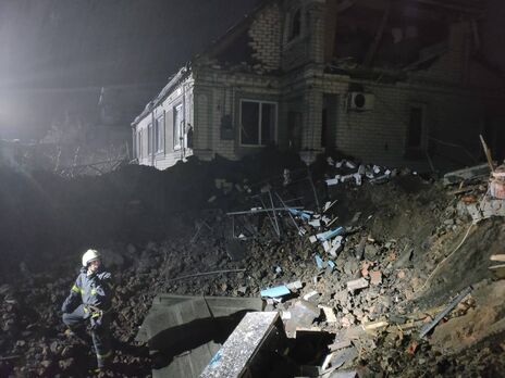 В результате ракетного удара России по Харьковскому району пострадали "только мирные жители домов и гражданская инфраструктура", отметил Синегубов
