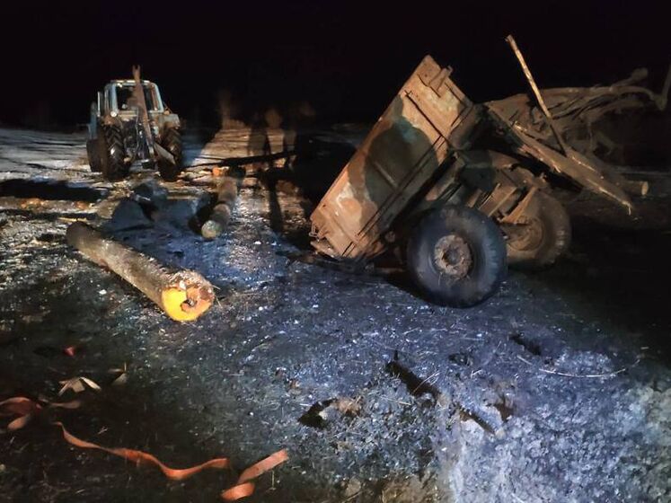 В Ровенской области на мине подорвался трактор во время незаконной вырубки леса – ОВА
