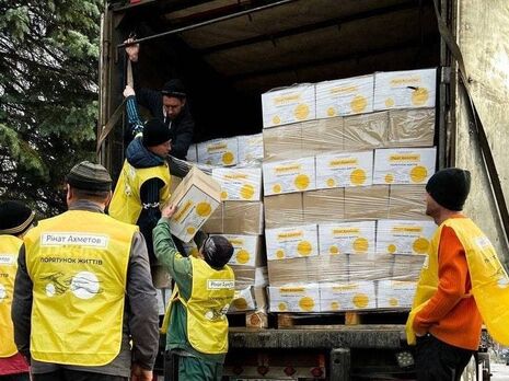 Переселенцы в Днепре получили гуманитарную помощь от Фонда Рината Ахметова