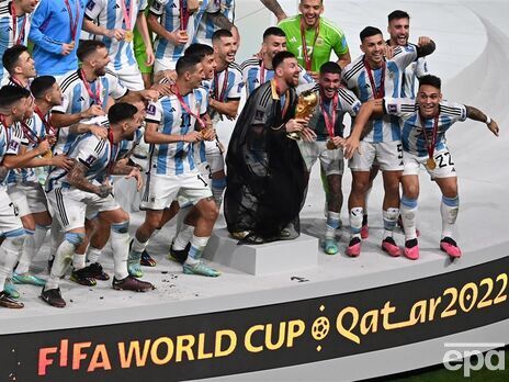 Футболісти збірної Аргентини стали тріумфаторами чемпіонату світу в Катарі. Фоторепортаж