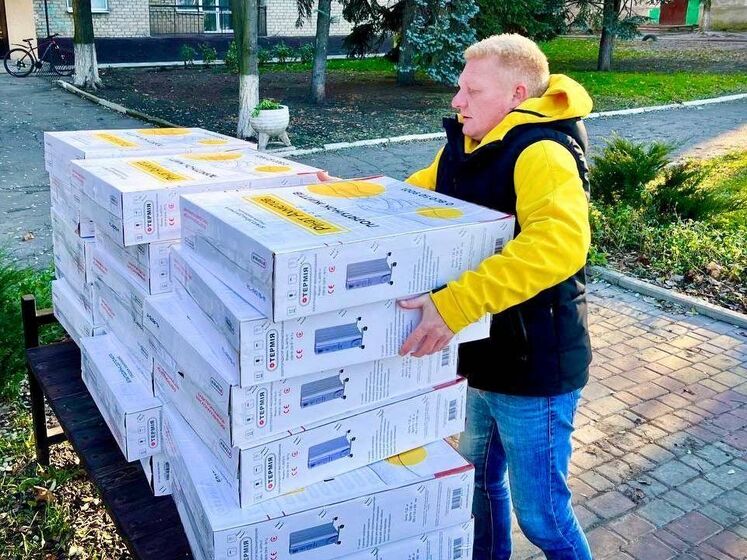 В Донецкую область прибыла очередная партия обогревателей от Фонда Рината Ахметова