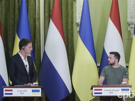 Зеленський обговорив із прем'єром Нідерландів ситуацію на фронті й оборонні потреби України