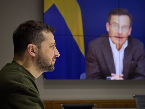 Зеленський заявив прем'єру Швеції, що Україна розраховує розпочати переговори про вступ до ЄС протягом пів року