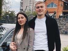 Довбик показал снимки с крещения пятимесячной дочери