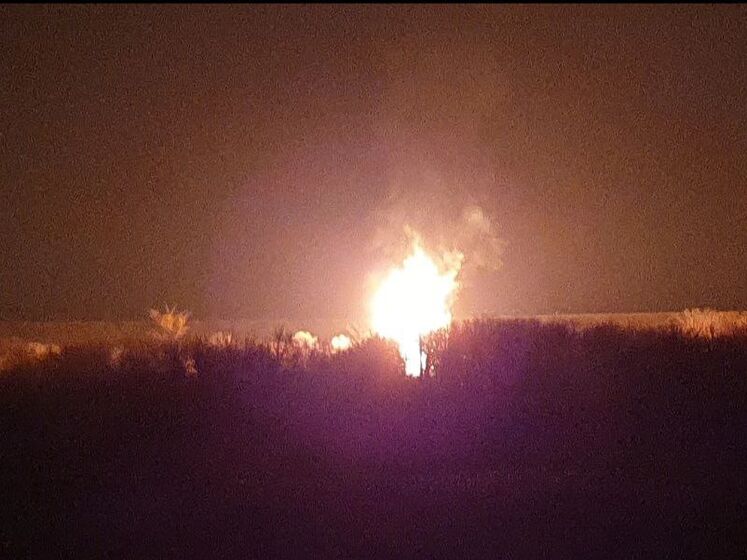 На магистральном газопроводе в Луганской области произошел взрыв