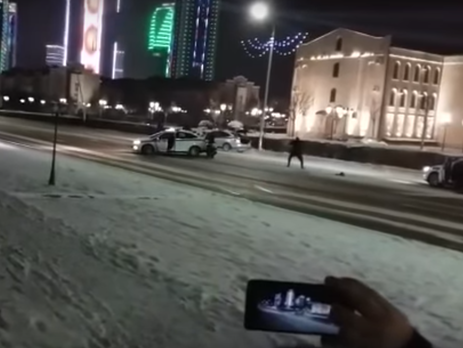 Перестрелка боевиков и полицейских в Грозном. Видео