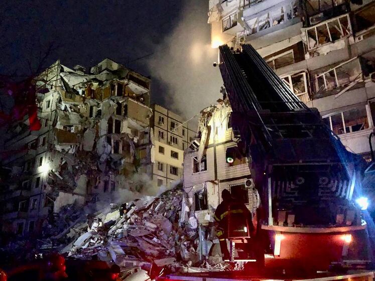 Унаслідок прильоту ракети у житловий будинок у Дніпрі загинуло п'ятеро людей, 39 поранено – голова ОВА
