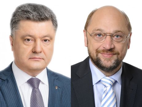 Шульц подтвердил Порошенко готовность Европарламента завершить процедуру по 
