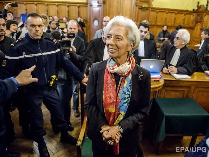 Суд во Франции признал главу МВФ Лагард виновной в халатности
