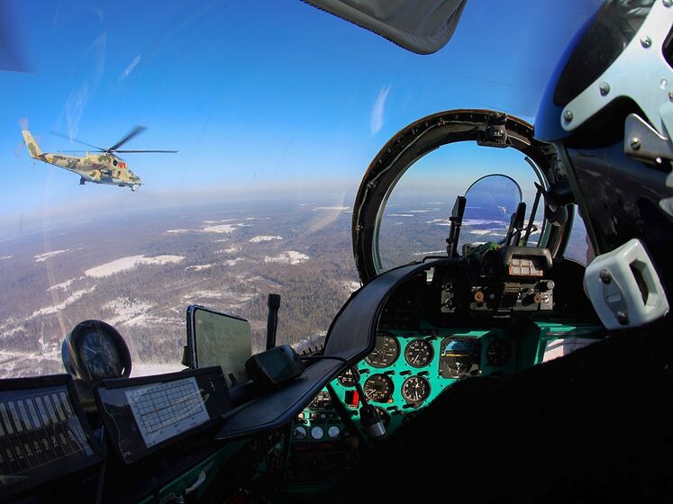 Нацгвардійці із ПЗРК "Ігла" знищили російський гелікоптер Мі-24 на околиці Бахмута