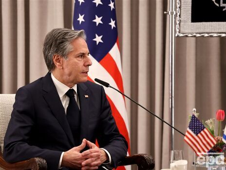 Під час візиту до Ізраїлю Блінкен наголосив на важливості підтримки всіх потреб України, зокрема безпекових