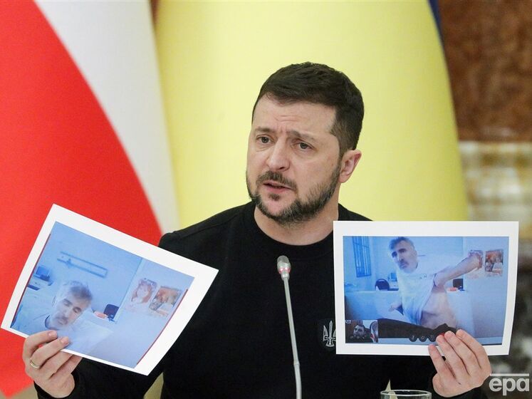 "Публічні тортури громадянина України". Зеленський заявив, що уряд Грузії вбиває Саакашвілі