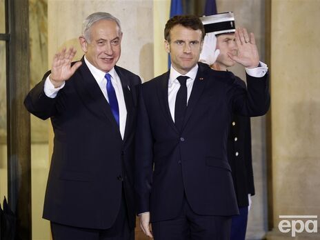Премьер Израиля встретился в Париже с президентом Франции