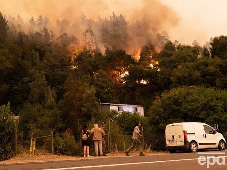 У Чилі лісові пожежі, загинуло вже 13 людей, розбився вертоліт, який гасив вогонь