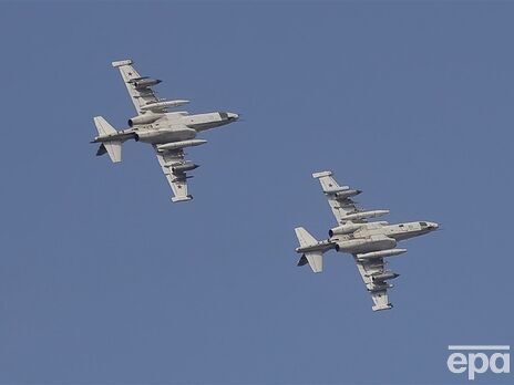 В Бахмуте сбит российский самолет вероятно, Су-25