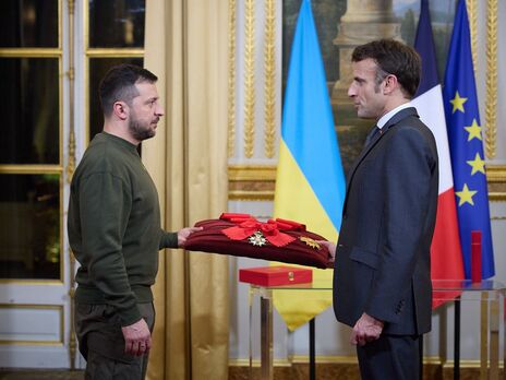 Зеленський вважає вручений йому орден Почесного легіону нагородою для всього українського народу