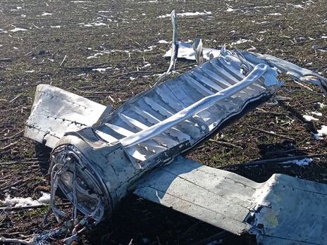 Воздушные силы ВСУ показали обломки российской ракеты, найденные после обстрела 10 февраля