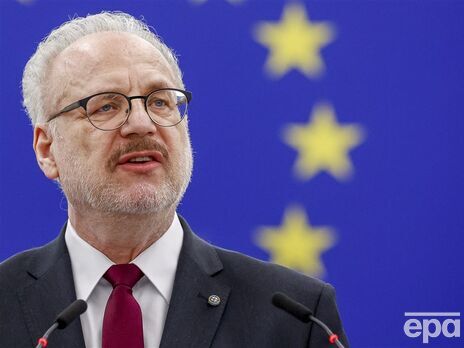 Президент Латвии призвал Европарламент дать Украине европейское будущее