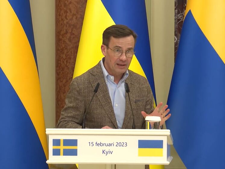 Премьер Швеции о передаче истребителей Украине: Мы не исключаем. Должна быть создана международная коалиция