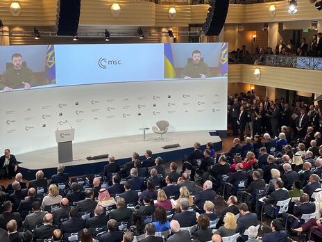 Зеленський на Мюнхенській конференції: Голіаф повинен програти. І цьому немає альтернативи. Тому що Кремль може знищити безпеку