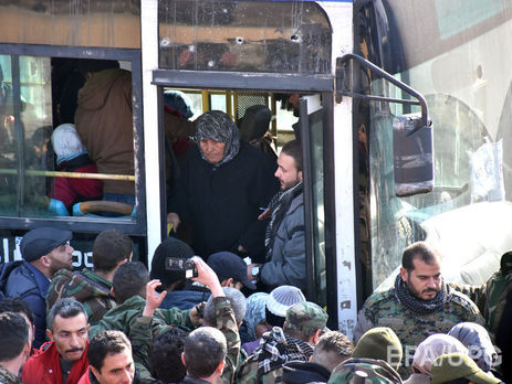 Из Алеппо за последние два дня выехало 184 автобуса с гражданским населением