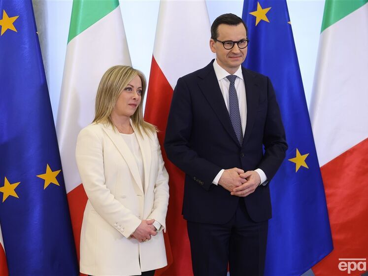 Прем'єри Польщі й Італії обговорили нові постачання озброєння в Україну