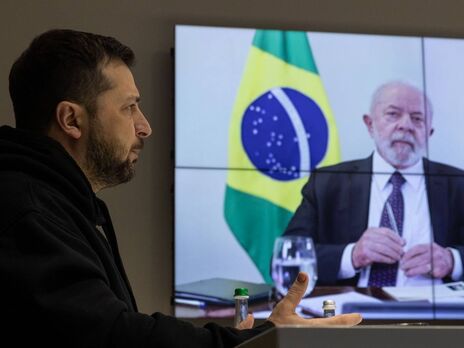 Зеленський обговорив із президентом Бразилії дипломатичні зусилля 