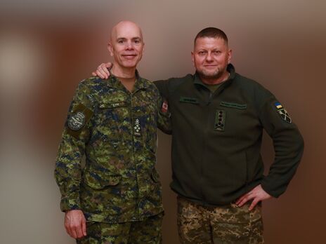 В Україну приїхав начальник штабу оборони збройних сил Канади. Він зустрівся із Залужним