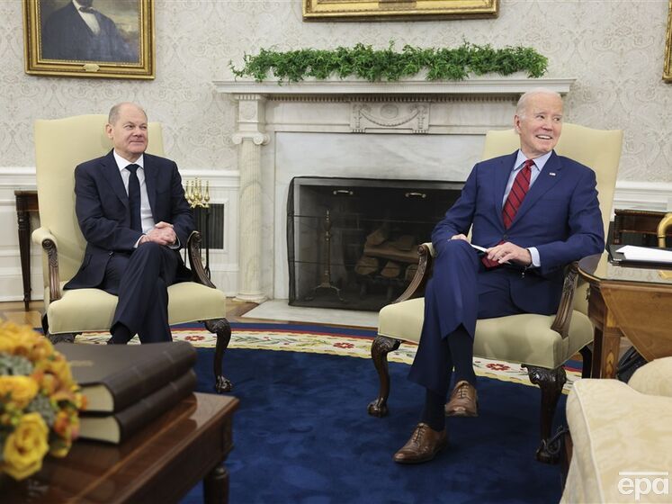 Байден и Шольц встретились в Вашингтоне и обсудили поддержку Украины