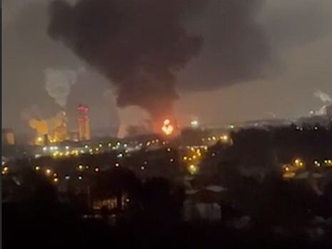В Подмосковье произошел взрыв и пожар на коксогазовом заводе
