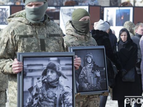 В Киеве попрощались с бойцами диверсионной группы, погибшими в Брянской области РФ. Фоторепортаж