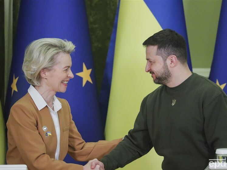 Зеленський обговорив із фон дер Ляєн виконання Україною рекомендацій для переговорів щодо вступу в ЄС
