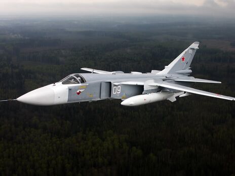 Российский Су-24 уничтожен под Бахмутом