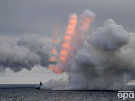 Залп російських ракет на кораблях у Чорному морі може сягати 32 ракет