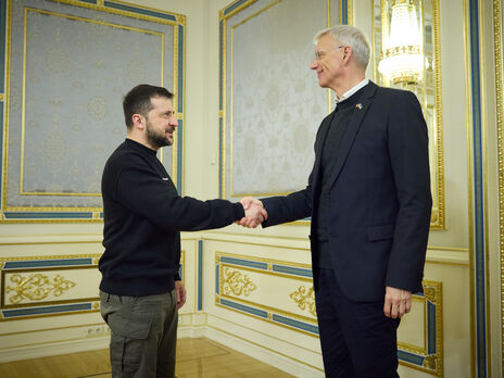 Зеленський зустрівся із прем'єр-міністром Латвії