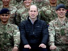 Принц Уильям посетил британскую военную базу на границе с Украиной. Фото