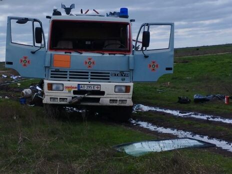 У Миколаївській області підірвався на міні автомобіль ДСНС – поліція